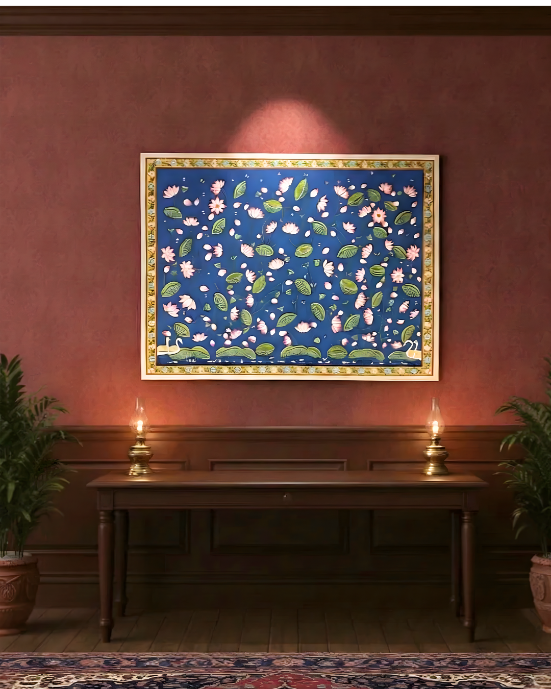 Lotus Symphony with Sacred Swans